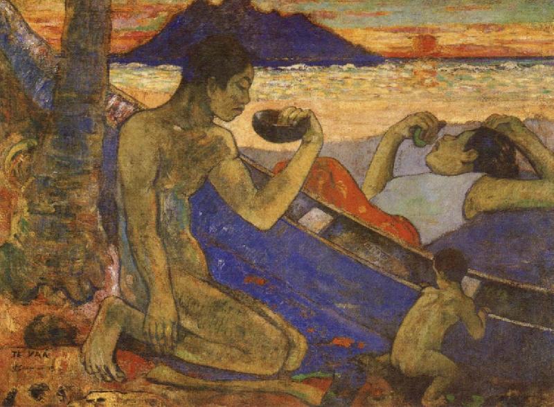 Paul Gauguin The Dug-Out oil painting picture